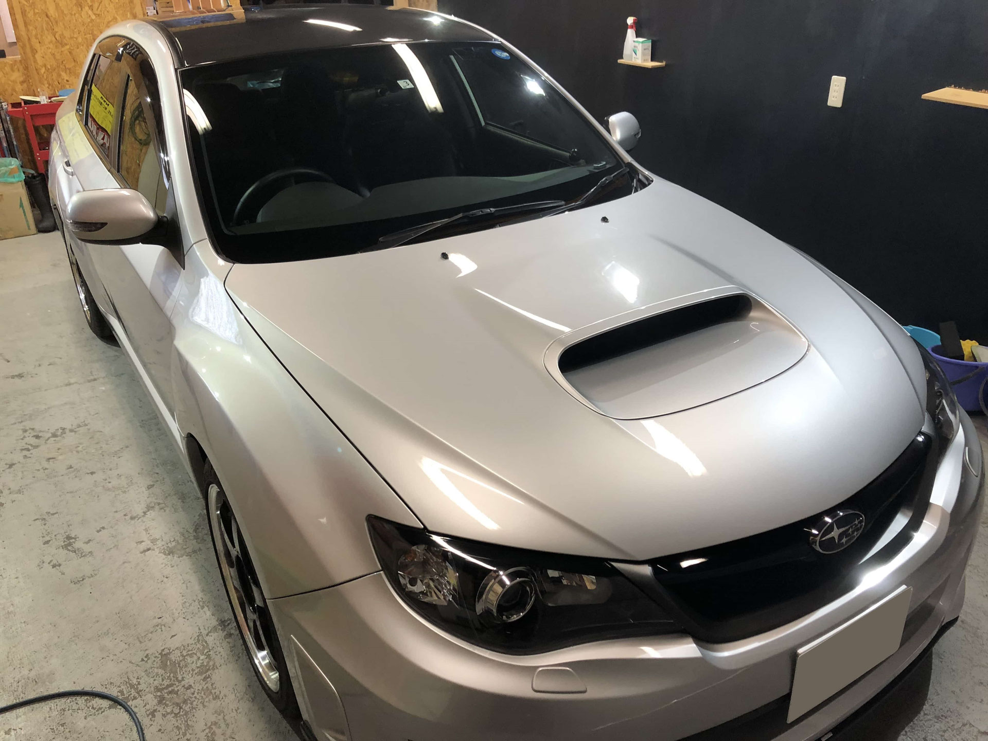 WRX H23年式 ガラスコーティング 橋本市 ボディコーティング