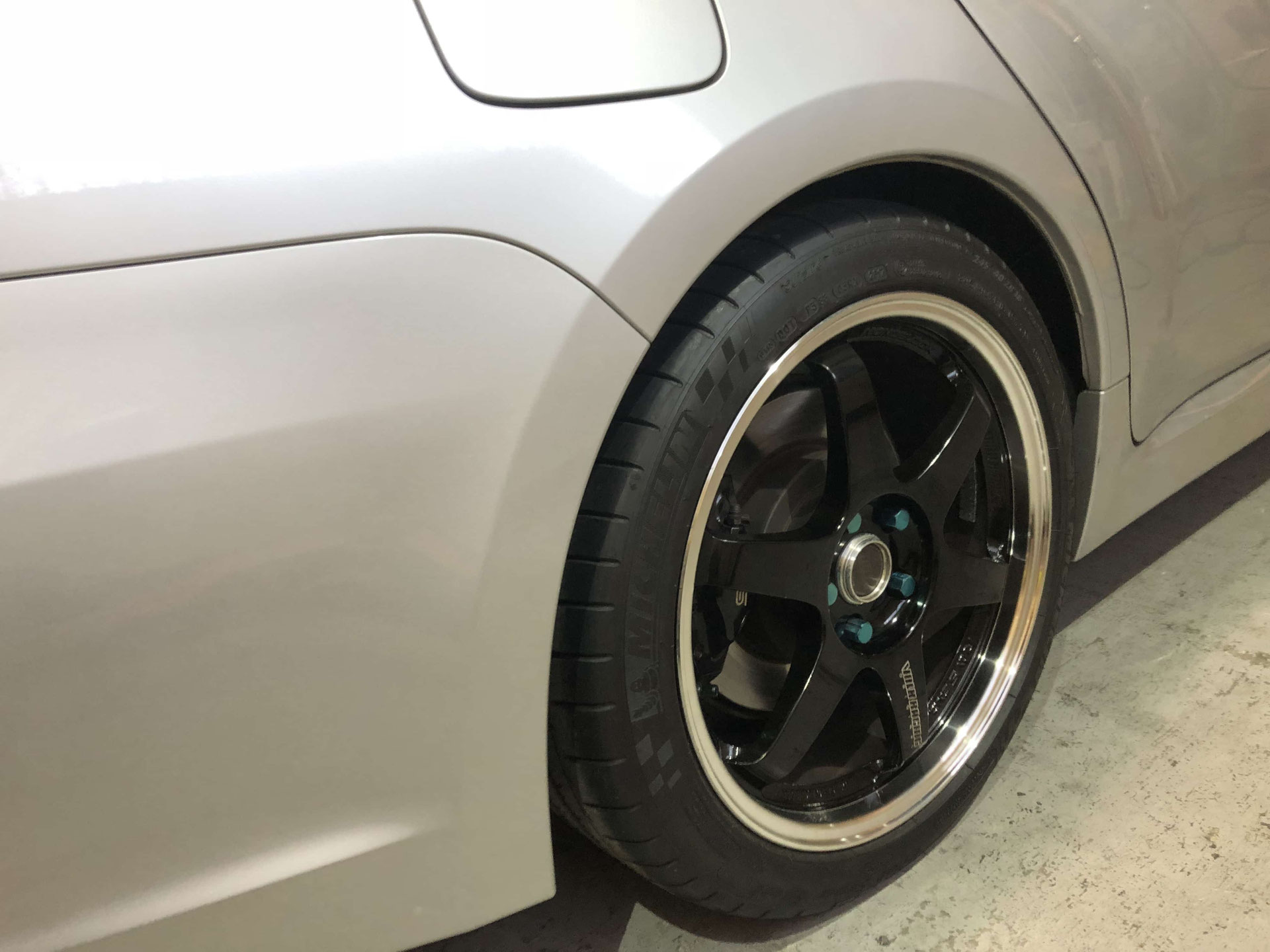 WRX H23年式 ガラスコーティング 橋本市 ホイールコーティング