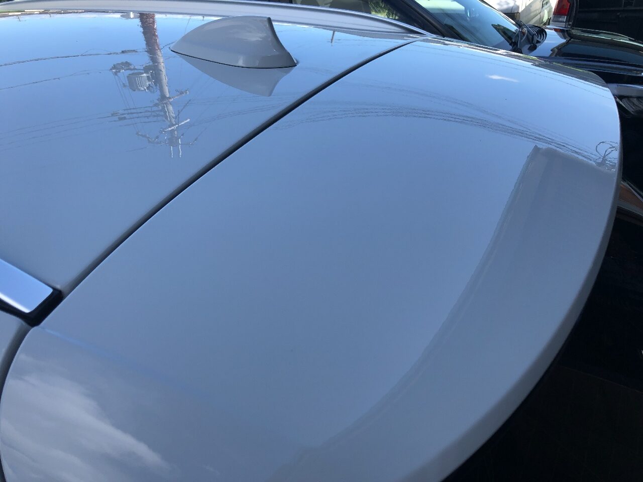 BMW１シリーズ118d　Mスポーツ（F40）事故修理で入庫　シャークアンテナ交換