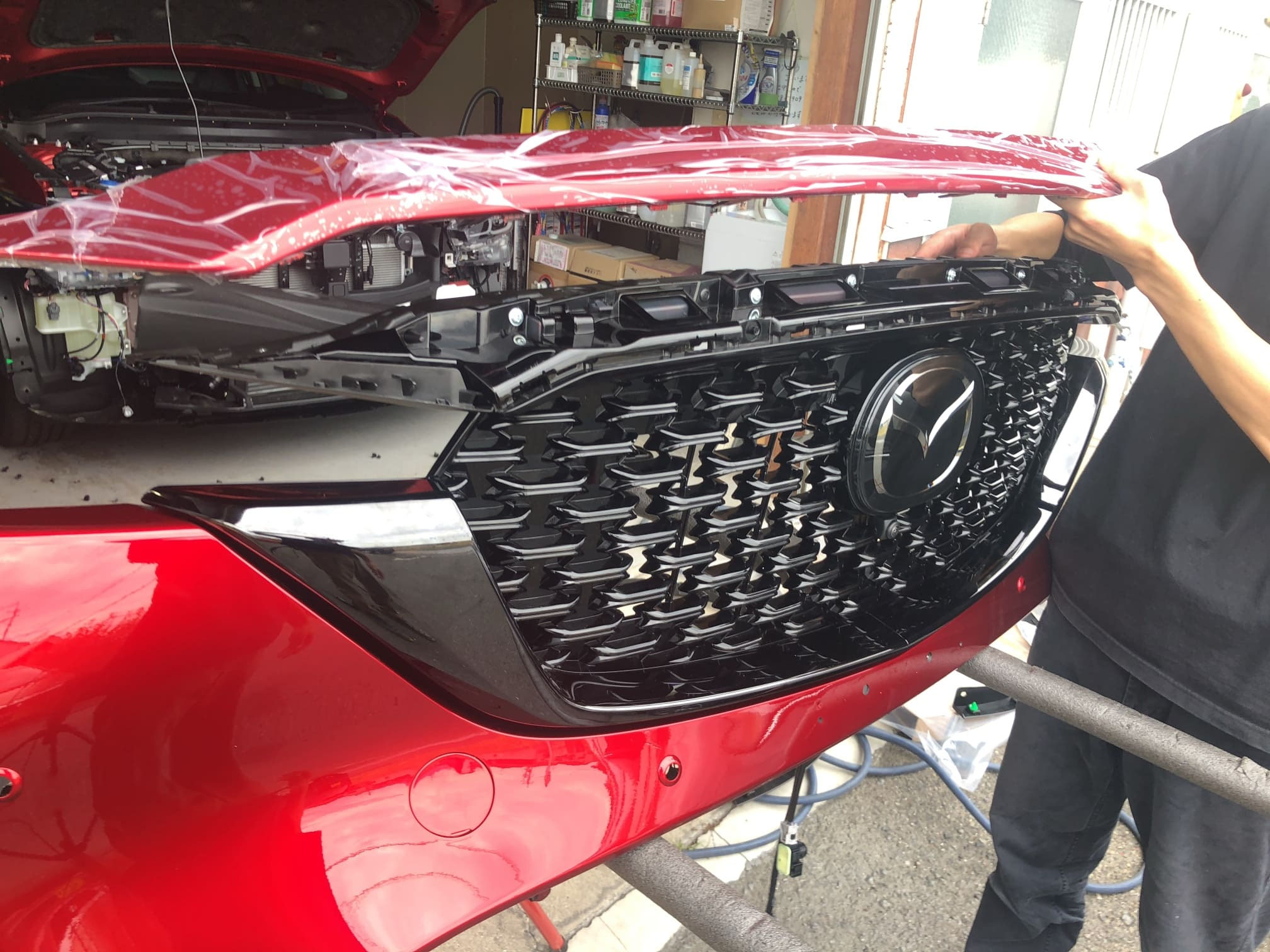 CX-5フロントバンパー交換 KF2P Revive 9f15882a7c43 2