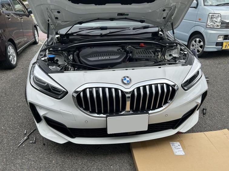 BMW1シリーズ118d Mスポーツ(F40)事故修理 BMW1シリーズ118d Mスポーツ(F40)事故修理で入庫