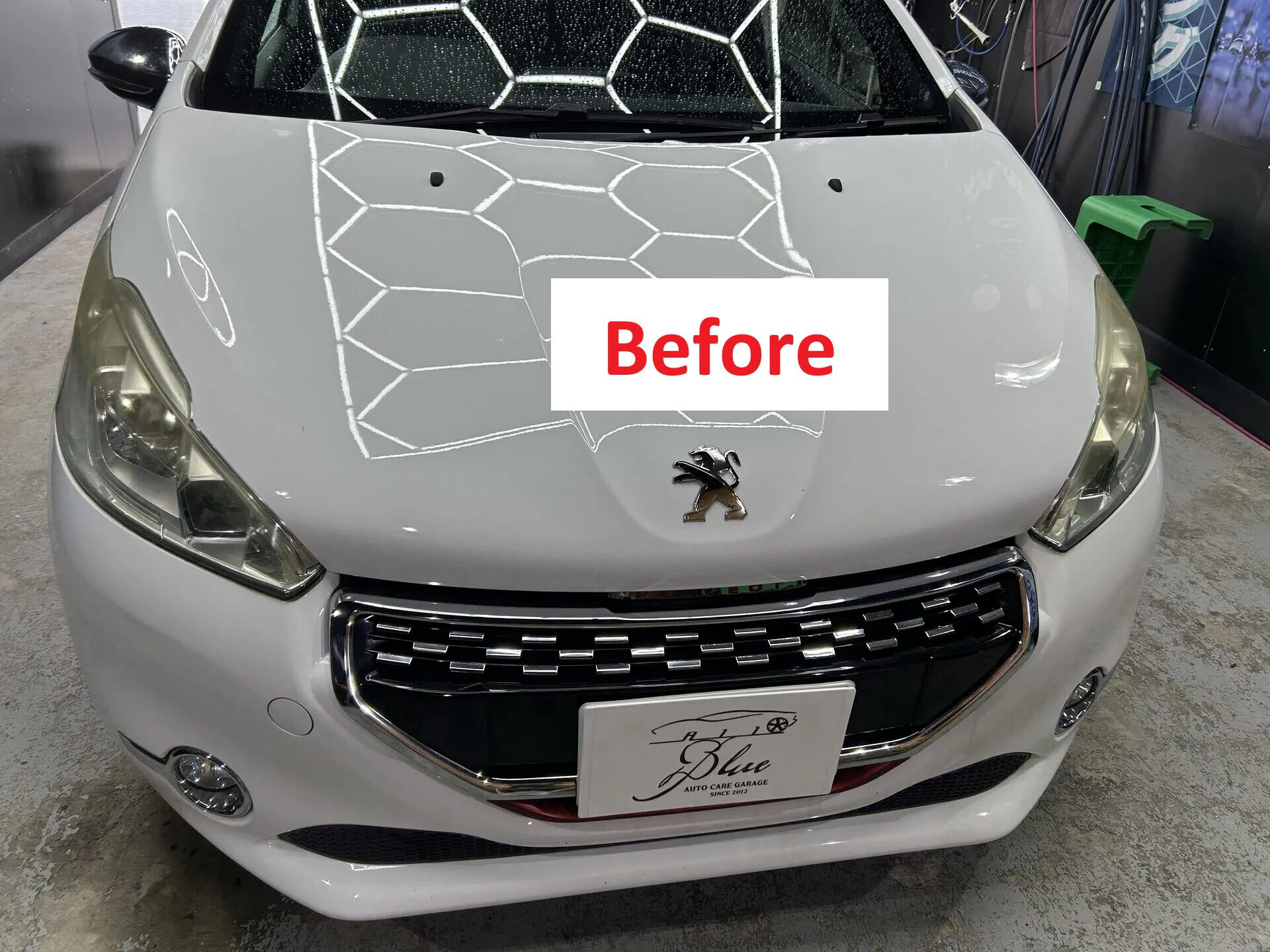 プジョー208 ヘッドライト復元コーティング Revive Fa49add9c488