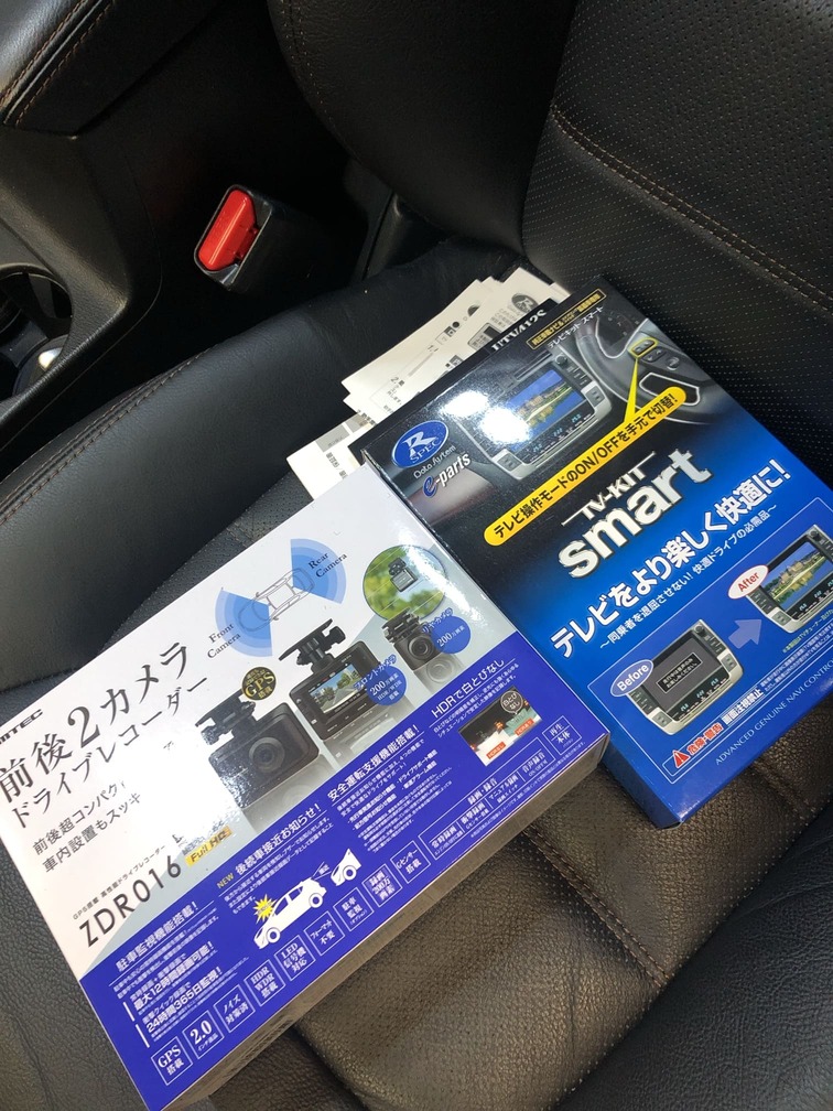 マツダCX-5 KF2Pドラレコ・テレビキット取付 マツダCX-5 ドラレコ・テレビキット取り付け作業