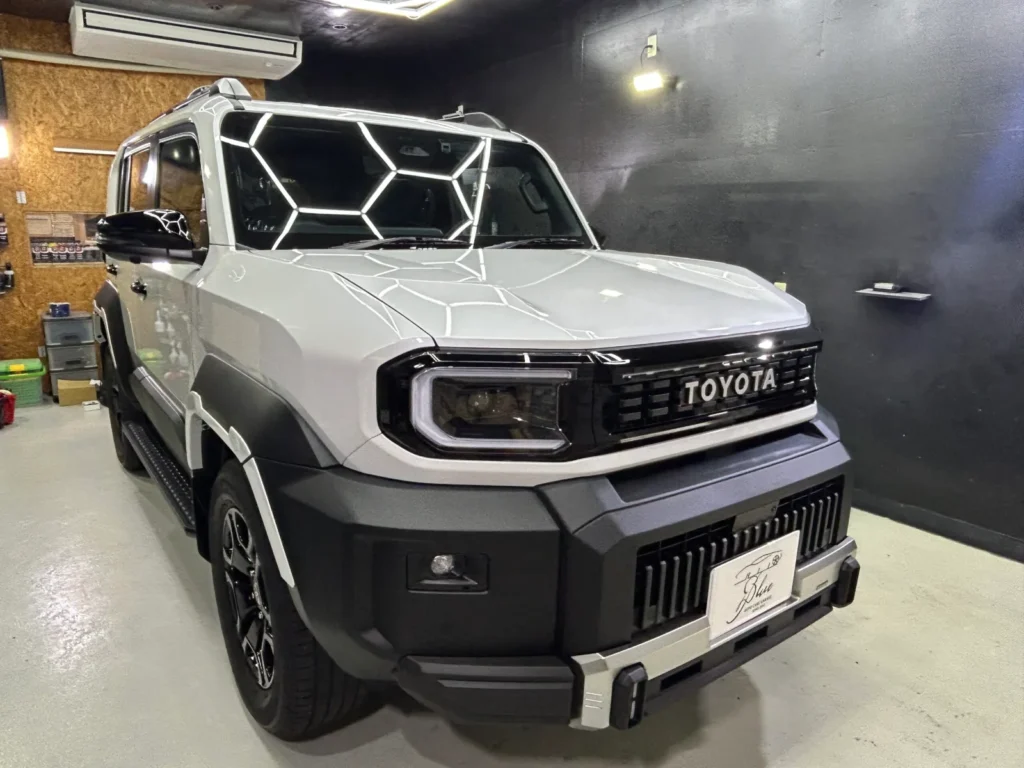 【施工事例】トヨタ ランドクルーザーFJ（新車）｜セラミックコーティング｜和歌山・岩出のコーティング専門店ALLBLUE